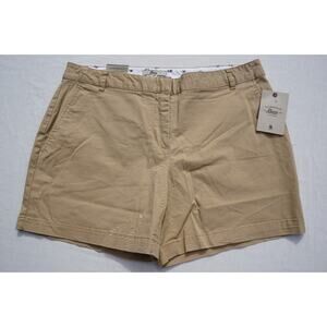 Bass Boardwalk Relax Fit 5" Inseam Chino Short Woman’s Size 10 NWT $49